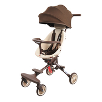 La poussette pour bébé peut être pliée facilement et accueillir la poussette bidirectionnelle inversée poussette pour bébé poussette portable