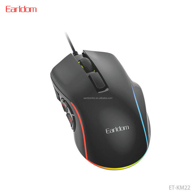 Earldom RGB Macro Defines a Programmable 6D Gaming Wired Mouse10 Buttons Gaming Mouse E-sports Mice