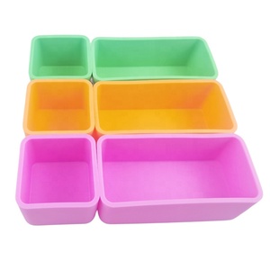 Boîte à lunch en silicone réutilisable, écologique, OEM ODM, personnalisée, hermétique, compatible micro-ondes, sans BPA, boîte bento en silicone - Product Image 6