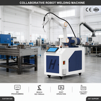 Cobot de Soldadura Móvil Compacto con Brazo Articulado de 6 Ejes Programable por Enseñanza por Arrastre, Alcance de 1800 mm para Automatización de Talleres