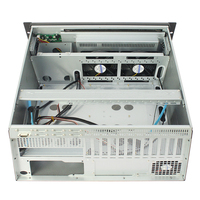 Casing Server 6u 2 Bays dengan Layar HD untuk Sistem EATX CEB MATX ITX, Casing PC Industrial Atx, Chassis Server 6u