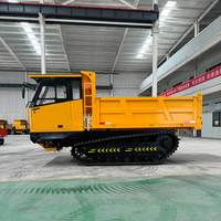 Transporteur dumpe Chargeur CE EPA Verger sur chenilles agricole Diesel auto-chargement dumper sur chenilles Hydraulique Dumper sur chenilles Exploitation minière