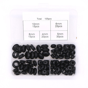 ชุดยางร้อยสายไฟ 105 ชิ้น 4-10 มม. EPDM สำหรับป้องกันสายไฟ - Product Image 3