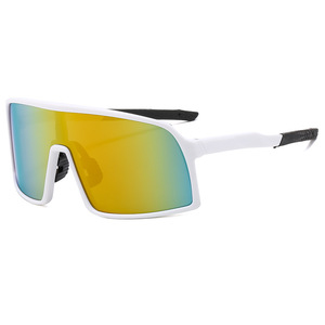 نظارات شمسية رياضية خارجية للرجال والنساء عدسات متغيرة الألوان نظارات ركوب الدراجات للركض مخطط ألوان مبهر - Product Image 2