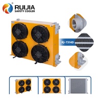 Enfriador de Aire y Aceite de Alto Flujo y Gran Volumen, Intercambiador de Calor de Placas para Lubricación de Cajas de Engranajes, Diseño de Dibujo Gratuito