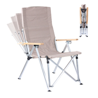 Chaise de camping pliable en aluminium à cinq positions réglables, design moderne, portable, pour la plage, le pique-nique, la pêche
