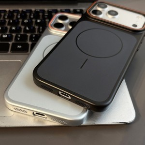 เคสโทรศัพท์แม่เหล็กเคลือบสีน้ำมันโลหะบางเฉียบ  วัสดุ PC แข็งแบบด้าน ป้องกันรอยนิ้วมือ สำหรับ iPhone 17Air 16 pro max 15plus 14 - Product Image 5