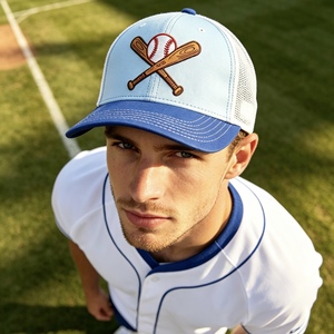 Custom 3D Embroidered Baseball <b>Cap</b> Breathable Mesh <b>Trucker</b> Hat <b>for</b> <b>Men</b> Women Baseball Logo Adjustable Snapback <b>for</b> Outdoor - Product Image 6
