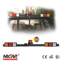 1.2m 12v ambre a mené la barre lumineuse de balise de clignotant d'avertissement pour des camions de secours