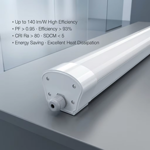 Lumière LED étanche IP67, résistante aux intempéries, avec capteur de mouvement à micro-ondes, 140lm/W, 50000H, SMD2835, pour entrepôt, supermarché, éclairage industriel - Product Image 3