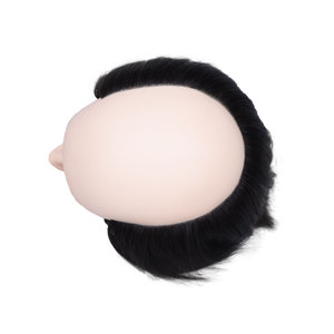 Pratique Formation Tête Barbier Coiffure Mannequin Poupée Mâle <span class=keywords><strong>Chauve</strong></span> 100% Cheveux Humains Mannequin Tête avec De Vrais Cheveux - Product Image 3