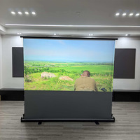 Nouveauté : Écran de projection 80 pouces 16:9 Cinema ALR en tissu PVC SHENGMU SL-01 3D 8K avec cadre en alliage d'aluminium et conception à tensionnement par languettes