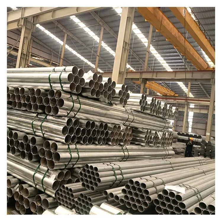 100mm 150mm 200mm 300mm çap sıcak daldırma galvanizli dairesel dikdörtgen çelik yuvarlak kare boru 1 1.5 2 3 4 inç fiyat