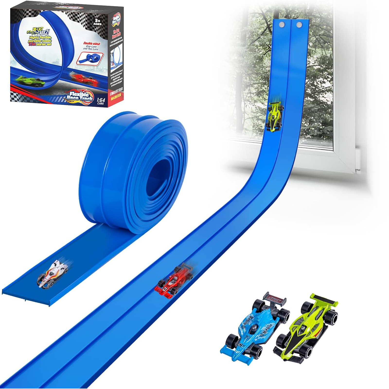 Flexible Car Track Ultimate Slot Racing for Kids