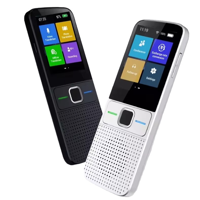 Portable Voice Translator 137 Online Languages Offline Instant Language T10 AI Translator Portable Voice English Translator