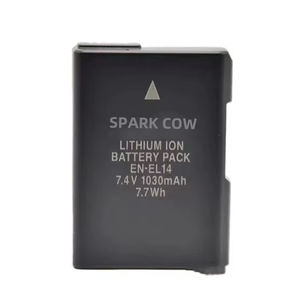 <span class=keywords><strong>Batterie</strong></span> d'appareil photo EL14 EN-EL14 haute performance <span class=keywords><strong>pour</strong></span> <span class=keywords><strong>Nikon</strong></span> <span class=keywords><strong>D5500</strong></span> D5300 D5200 D3200 D3300 D5100 P7800 P7700 P7100 P7000 chargeur MH-24 - Product Image 1