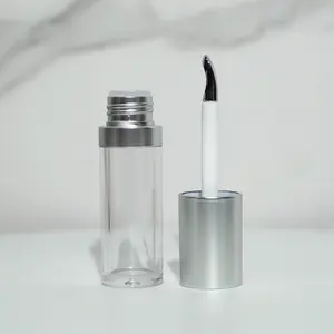 metal applicator tops tip lip gloss bottles 10ml with metal tip applicator sliver metal head