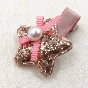 Fashion Glitter Hair <b>Clip</b> <b>Bow</b> Knot Hair Pin Shiny Star Hair Accessories for Girls - Product Image 3