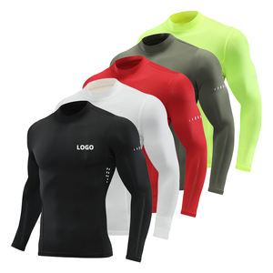 Maglie a Compressione da Uomo di Alta Qualità ad Asciugatura Rapida Abbigliamento Sportivo da Corsa Jogging Allenamento <span class=keywords><strong>Palestra</strong></span> Fitness a Maniche Lunghe - Product Image 1