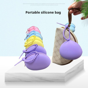 Dễ Thương Lưu Trữ Di Động <span class=keywords><strong>Mini</strong></span> Silicone Trang Điểm Không Thấm Nước Túi Túi Cho Du Lịch - Product Image 2