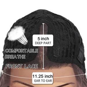 Perruques courtes bob ombrées Joedir de 10 pouces, vente chaude, meilleures perruques en cheveux humains, raie au milieu, cheveux péruviens Remy, perruques en dentelle HD, cheveux humains - Product Image 5