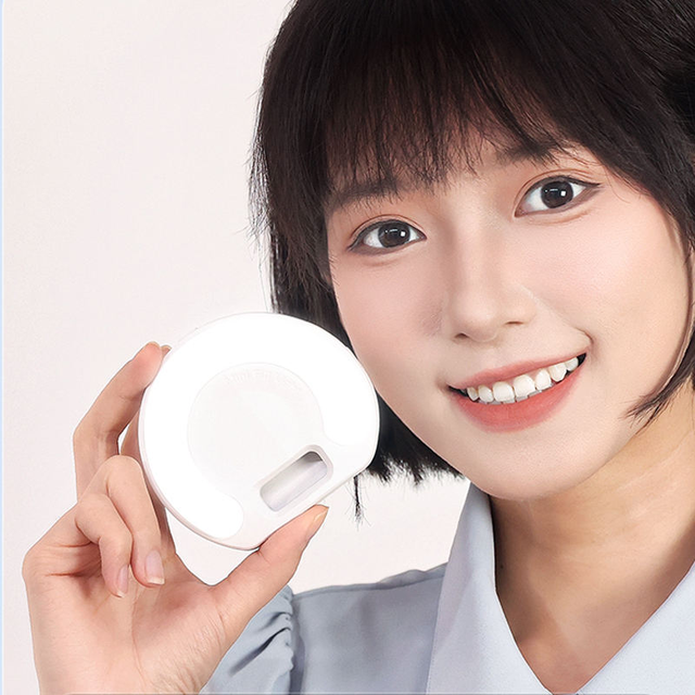 D7C Clip Mini Rechargeable Cell Phone Led Light Selfie Ring Light for Phone Rechargeable