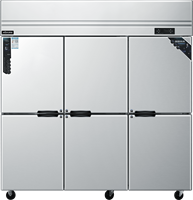 Chariot de refroidissement professionnel à double porte pour boulangerie, café, pizzeria, avec plateau insérable pour réfrigérateur-congélateur à double température et refroidissement par air