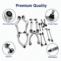 Kit de suspension inférieure avant avec bras de commande supérieur WRR pour Mercedes Benz W156 W203 W211 W212, pièce automobile de haute qualité, prix de gros