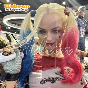 Figura Personalizada de Harley Quinn de DC a Tamaño Real, Figura de Escuadrón <span class=keywords><strong>Suicida</strong></span>, Escala <span class=keywords><strong>1</strong></span>:<span class=keywords><strong>1</strong></span>, Modelos de Estatuas Coleccionables - Product Image 6