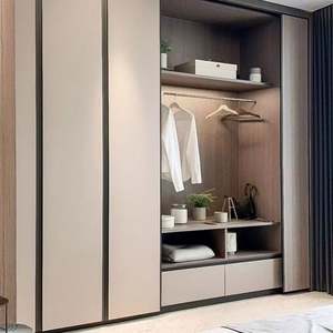 Custom High Quality Large <b>Storage</b> Wooden <b>Bedroom</b> Wardrobe Furniture with Drawers - Product Image 2