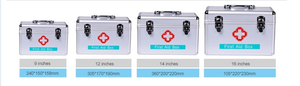 <span class=keywords><strong>Caja</strong></span> Médica Vacía de 16 Pulgadas, Estuche Organizador para Botiquín de <span class=keywords><strong>Primeros</strong></span> <span class=keywords><strong>Auxilios</strong></span>, <span class=keywords><strong>Caja</strong></span> de Aluminio para Botiquín de <span class=keywords><strong>Primeros</strong></span> <span class=keywords><strong>Auxilios</strong></span> - Product Image 6
