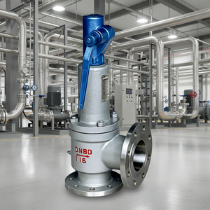 Vanne de sécurité à levier à ressort à levée complète WCB pour pressions moyennes et basses, PN16/25/40 PN64/100 API 526, livraison directe usine - Product Image 2
