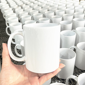 Zibo Ceramic <b>Mug</b> Straight Shape Solid Color With Handle Single Cup Promotional Drinkware 7111 - Product Image 4