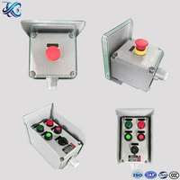 Boîte de commande antidéflagrante avec bouton-poussoir IP66, en aluminium moulé anticorrosion, 220V/380V 10A 1NO1NC Klaisting