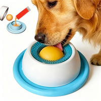 Plaque interactive amusante pour lécher, favorisant la santé dentaire, bol à friandises auto-différentielles, assiette d'entraînement pour lécher le yaourt pour chiens et chats