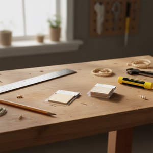 ILAN Legno Quadrato 10cm Spessore 2.5mm Per Progetti Artigianali - Product Image 2