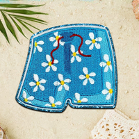 Patchs brodés personnalisés thermocollants, patchs en tissu pailleté à coudre, patchs en vrac avec logo personnalisé