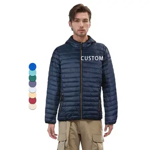 OEM Custom Design mens coats custom winter jacket men lightweight puffer jacket ultra light down coat for men