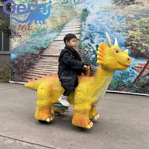 GECAI Nouveau Dinosaure Animatronique en Résine en Forme de Dragon, à Chevaucher pour Enfants, avec Sons Réalistes et Options Personnalisables - Product Image 2