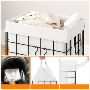 Lớn giặt cản trở với bánh xe gấp giặt cản trở khung sắt ráp giặt cản trở - Product Image 5