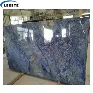 High quality Natural stone polished fantastic blue granite slab