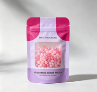Sachet personnalisé imprimé à trois soudures latérales avec fermeture éclair en PE, forme spéciale, pour bonbons et gommes