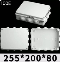 Caja de Conexiones Eléctrica de Plástico IP65 Impermeable, Caja de Conexiones para CCTV IP55, Conector de Cable, Caja de Derivación, Caja de Proyectos Eléctricos