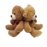 आलीशान भालू खिलौना टेड bakerstencilled उच्च भरवां वेलेंटाइन डोरी के साथ प्यारा टेडी भालू खिलौना हैरान और चाबी की अंगूठी