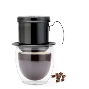 Gravity insert stainless steel pour over coffee stainer vietnam drip coffee driper press vietnamese coffee filter