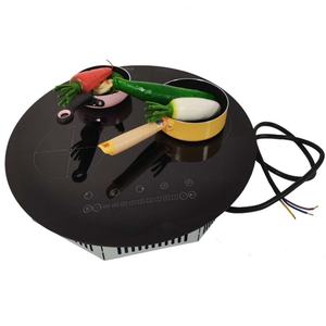 Plaque de cuisson électrique à induction ronde à 3 brûleurs pour appareils de cuisine, fabrication OEM/ODM - Product Image 1