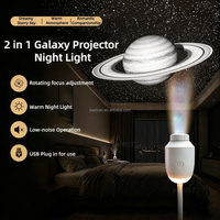 Mini projecteur USB ultra-clair de planétarium et galaxie, veilleuse romantique, lampe d'ambiance ciel étoilé pour plafond et voiture