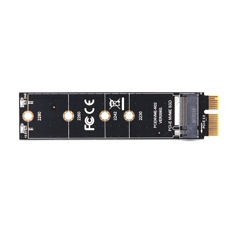 PCIE כדי M2 מתאם NVMe SSD M2 PCIE X1 גיוס PCI-E PCI Express M מפתח מחבר תומך 2230 2242 2260 2280 M.2 SSD מלא מהירות