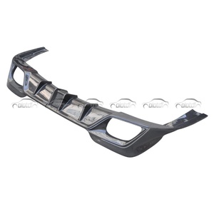 Diffuseur arrière en carbone pour BMW Série 3 G20 G21 M Sport, avec ailerons, becquet et séparateurs - Product Image 4