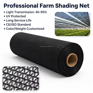 Voile d'ombrage professionnelle noire haute densité traitée anti-UV, taux d'ombrage 30%-95%, pour cultures agricoles en extérieur - Product Image 3